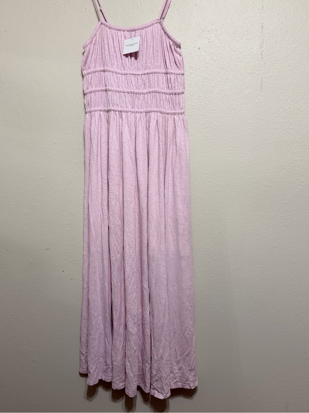 American Eagle Outfitters Lavander Smocked Maxi